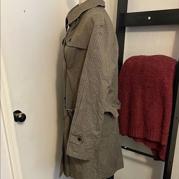 Dries Van Noten Plaid Button Closure Belt Pockets Jacket Luxury - Picture 5 of 15